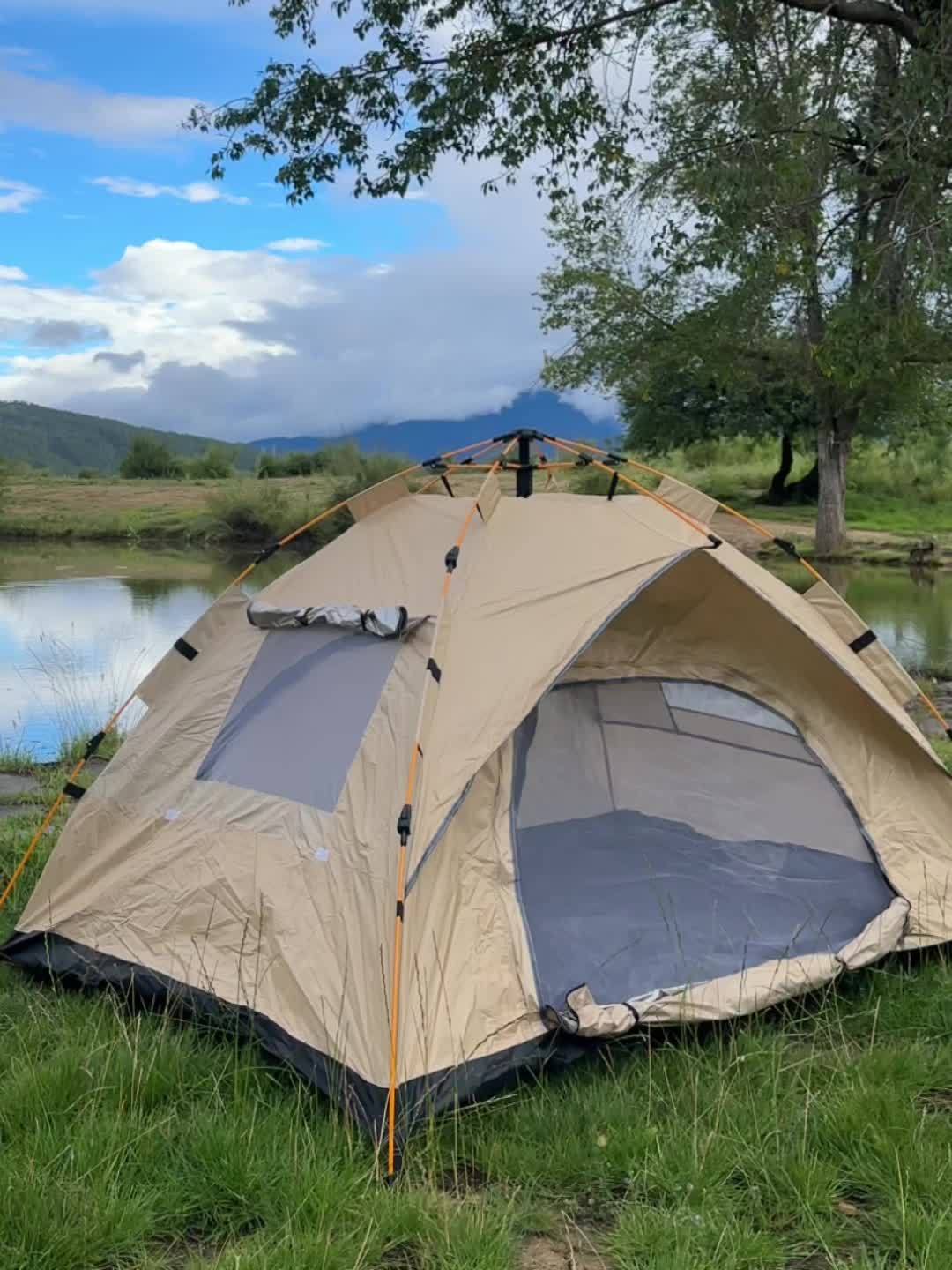 3 4 Person Instant Pop Up Waterproof Camping