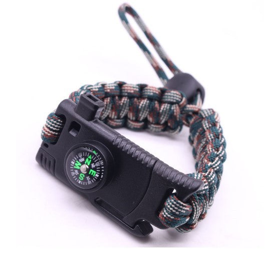 Multifunctional Survival Bracelet Camping Outdoor Adventure Gear