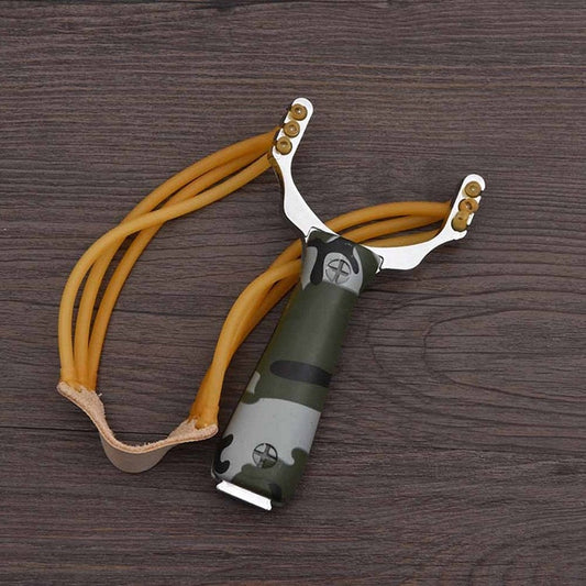 Stainless Steel Three Card Six Strand Slingshot