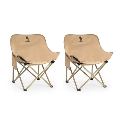 Folding Carbon Steel Camping Chair Adult Kids