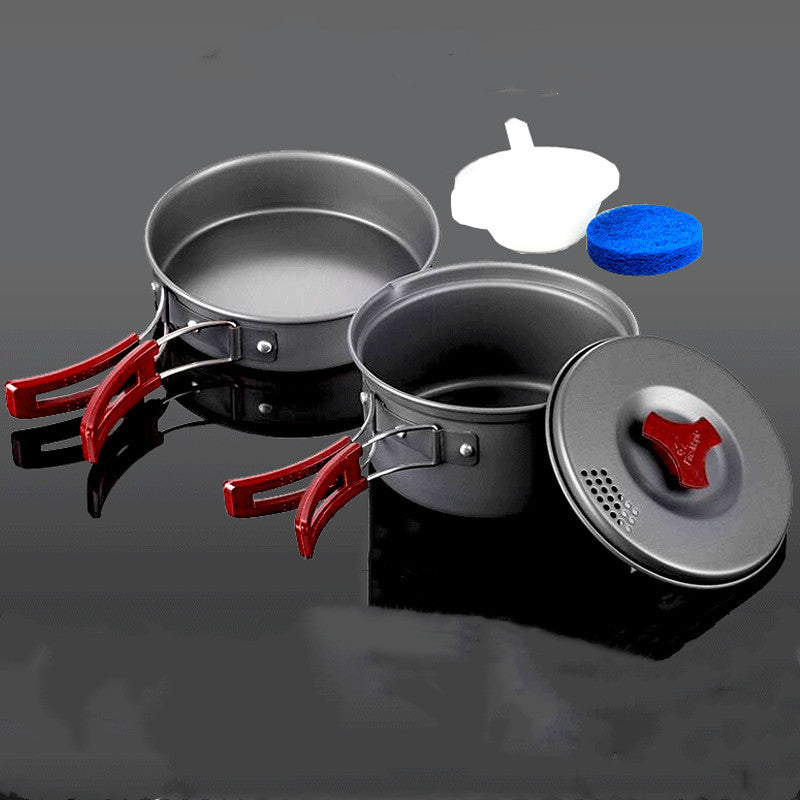 Portable Camping Cookware Set Picnic Pots Outdoor