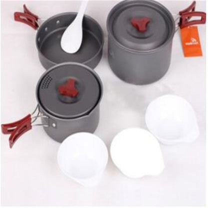 Portable Camping Cookware Set Picnic Pots Outdoor