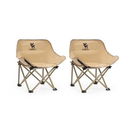 Folding Carbon Steel Camping Chair Adult Kids