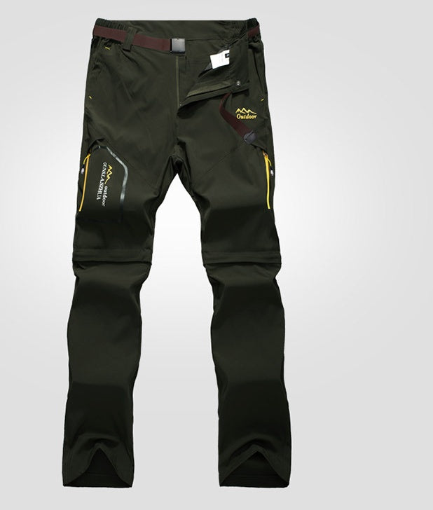 Two Detachable Shorts Quick Dry Stretch Hiking Pants