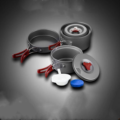 Portable Camping Cookware Set Picnic Pots Outdoor