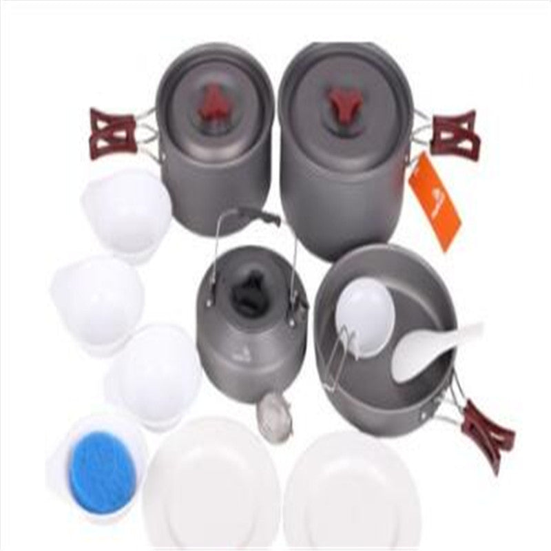 Portable Camping Cookware Set Picnic Pots Outdoor