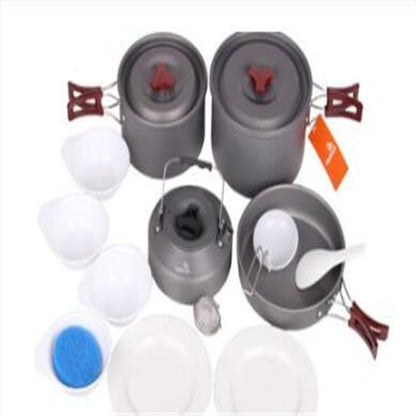 Portable Camping Cookware Set Picnic Pots Outdoor