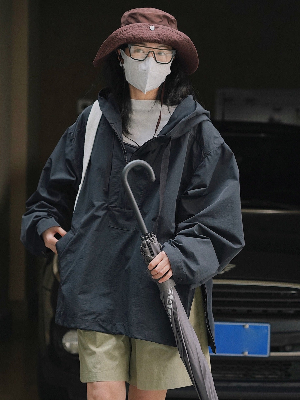 Women's Korean Style Hooded Windproof Casual Jacket