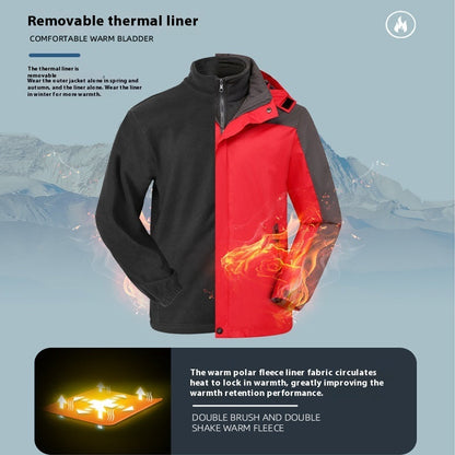 Unisex Waterproof Windproof Outdoor Shell Jacket Coat