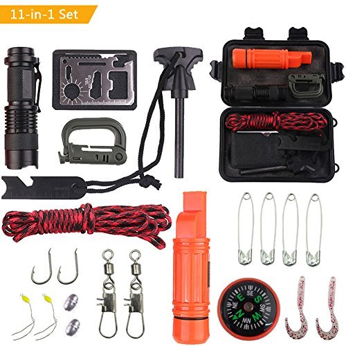Outdoor SOS Survival Tool Set First Aid Box