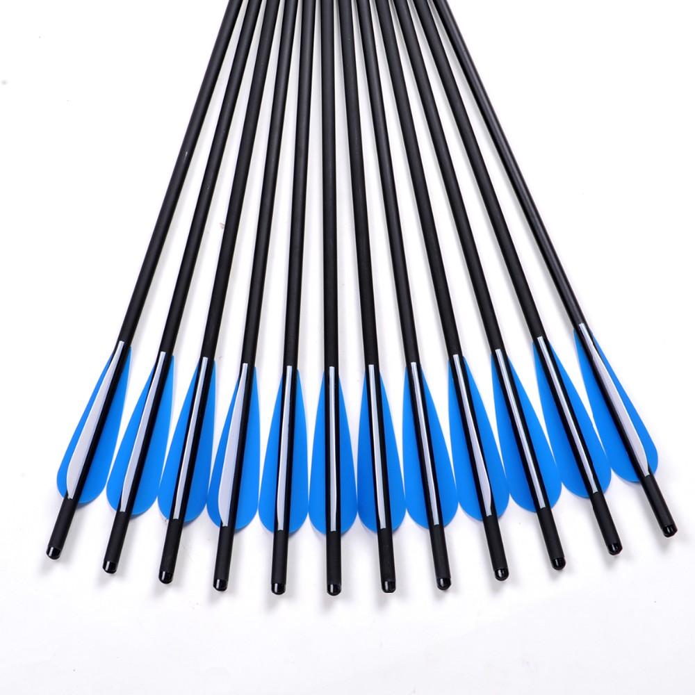 Musen 12 Pack Carbon Crossbow Bolts Archery