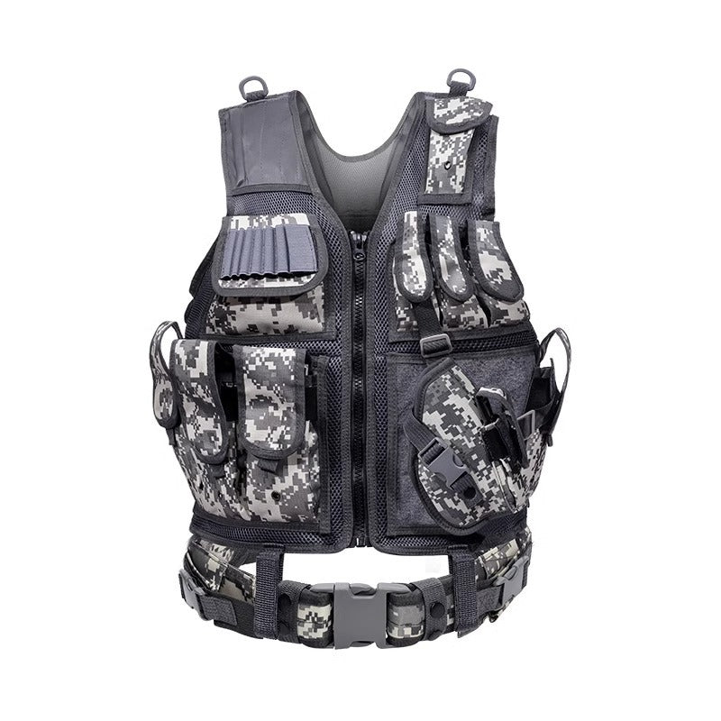 6000D Nylon Multi Pocket Camouflage Outdoor Gear Vest