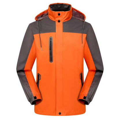Unisex Waterproof Windproof Outdoor Shell Jacket Coat