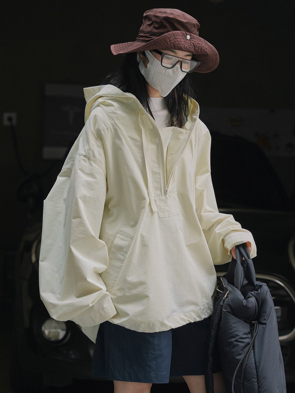 Women's Korean Style Hooded Windproof Casual Jacket