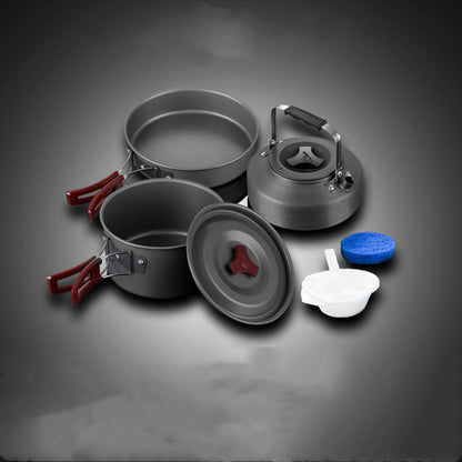 Portable Camping Cookware Set Picnic Pots Outdoor