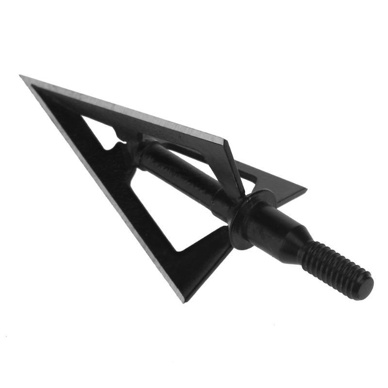 4 Pack Three Blade Hunting Broadhead Arrowheads