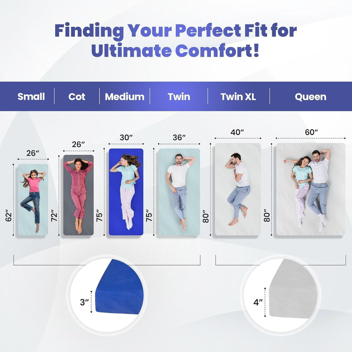Matrix Air Cell Memory Foam Camping Mattress