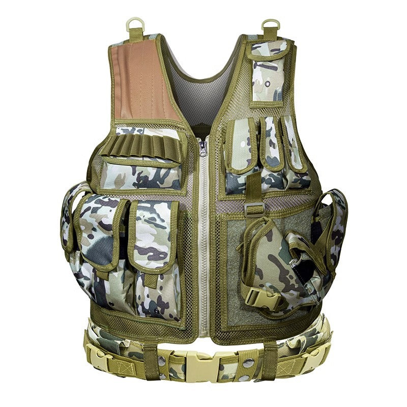 6000D Nylon Multi Pocket Camouflage Outdoor Gear Vest