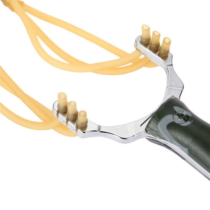 Stainless Steel Three Card Six Strand Slingshot