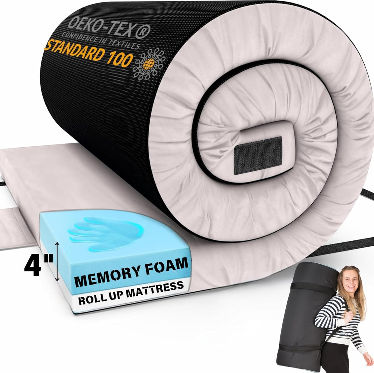 Matrix Air Cell Memory Foam Camping Mattress