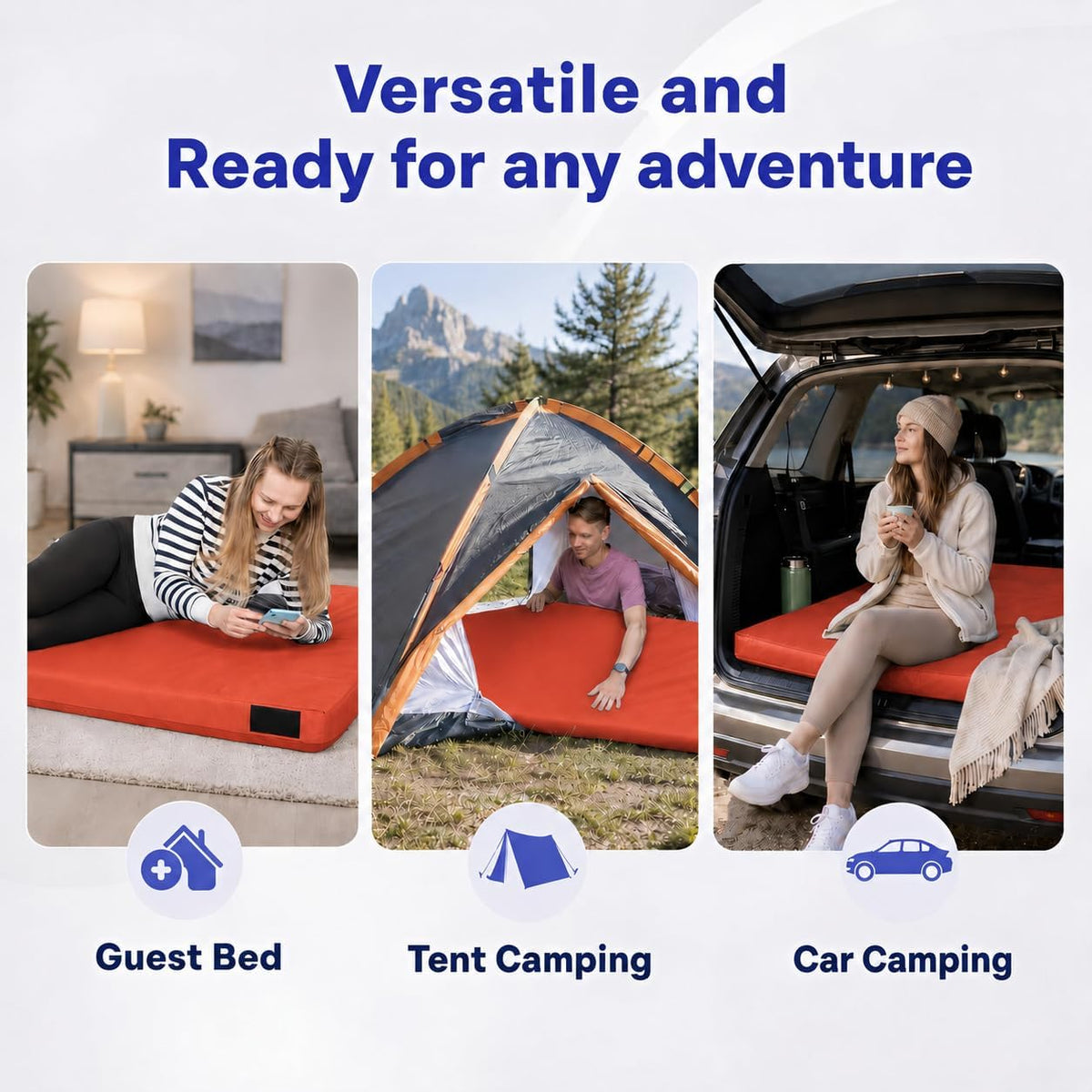 Matrix Air Cell Memory Foam Camping Mattress