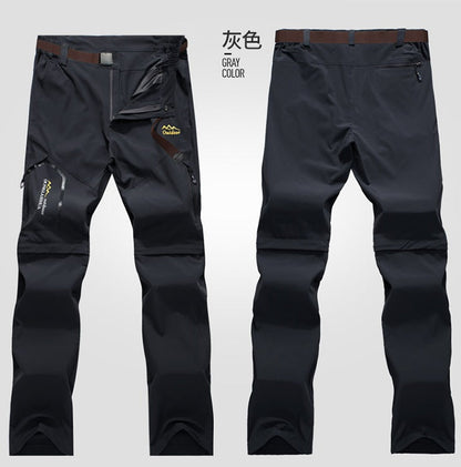 Two Detachable Shorts Quick Dry Stretch Hiking Pants