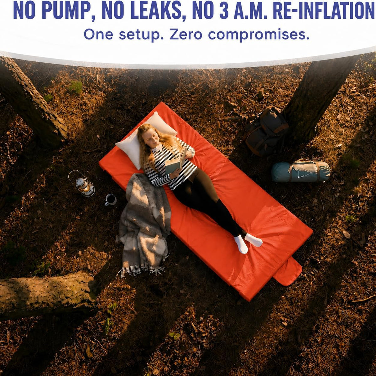 Matrix Air Cell Memory Foam Camping Mattress