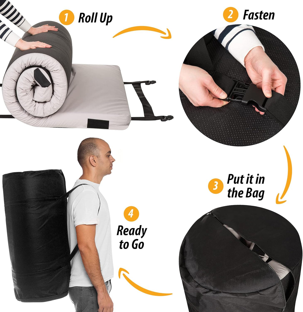 Matrix Air Cell Memory Foam Camping Mattress