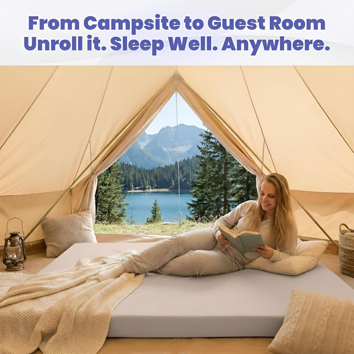 Matrix Air Cell Memory Foam Camping Mattress