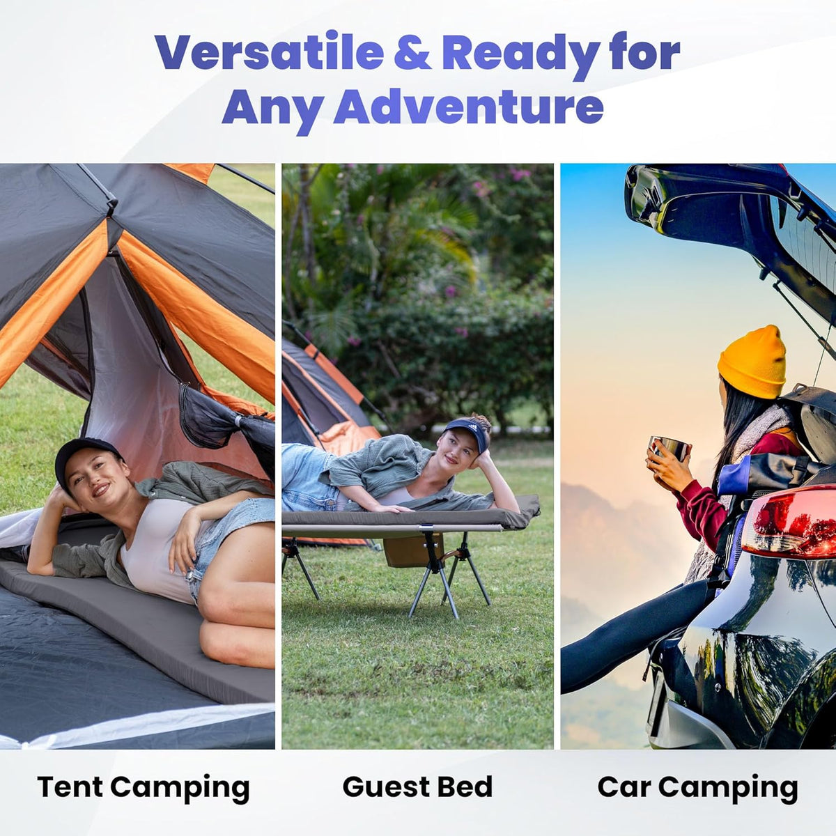 Matrix Air Cell Memory Foam Camping Mattress