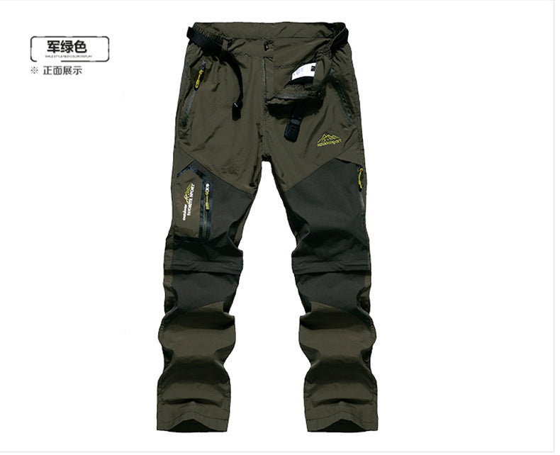 Two Detachable Shorts Quick Dry Stretch Hiking Pants