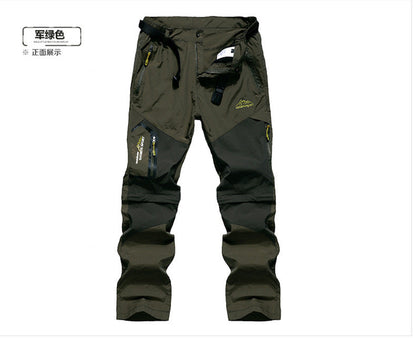 Two Detachable Shorts Quick Dry Stretch Hiking Pants
