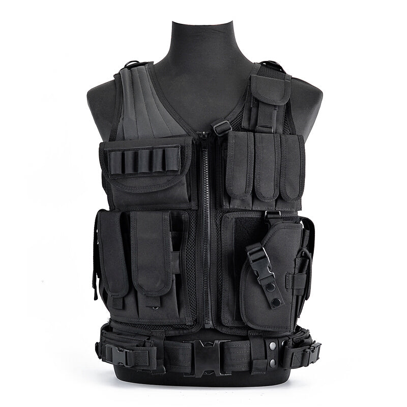 6000D Nylon Multi Pocket Camouflage Outdoor Gear Vest