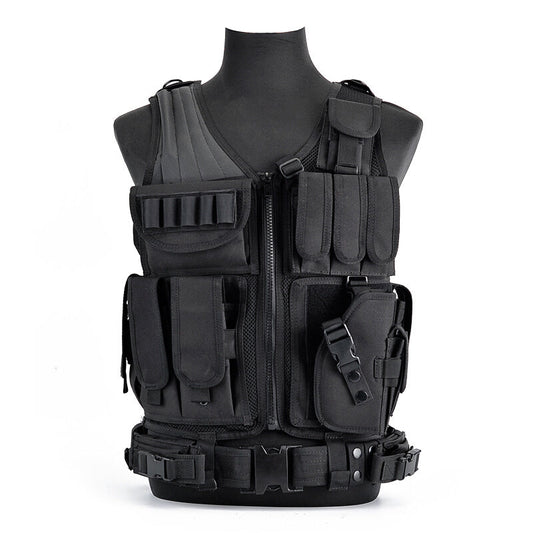 6000D Nylon Multi Pocket Camouflage Outdoor Gear Vest