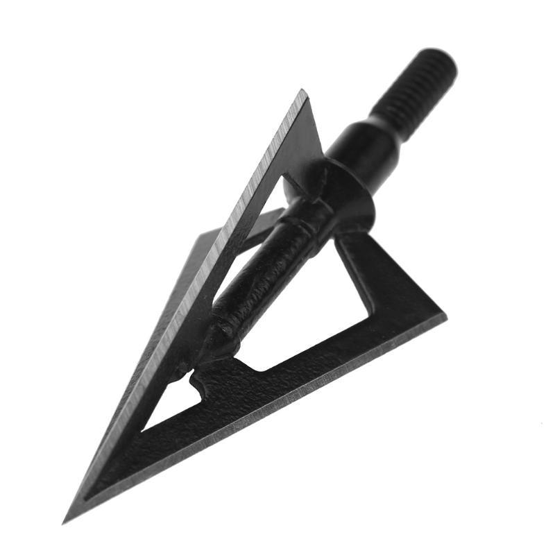 4 Pack Three Blade Hunting Broadhead Arrowheads