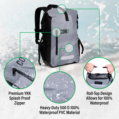 25L Waterproof Dry Backpack For Outdoor Adventures