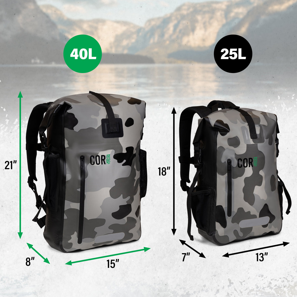 25L Waterproof Dry Backpack For Outdoor Adventures
