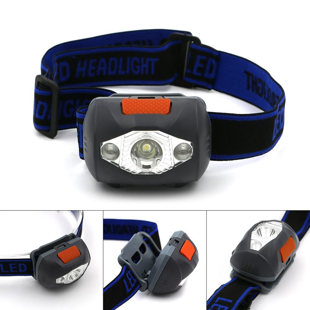 3 LED 800 Lumen Mini Waterproof Headlamp