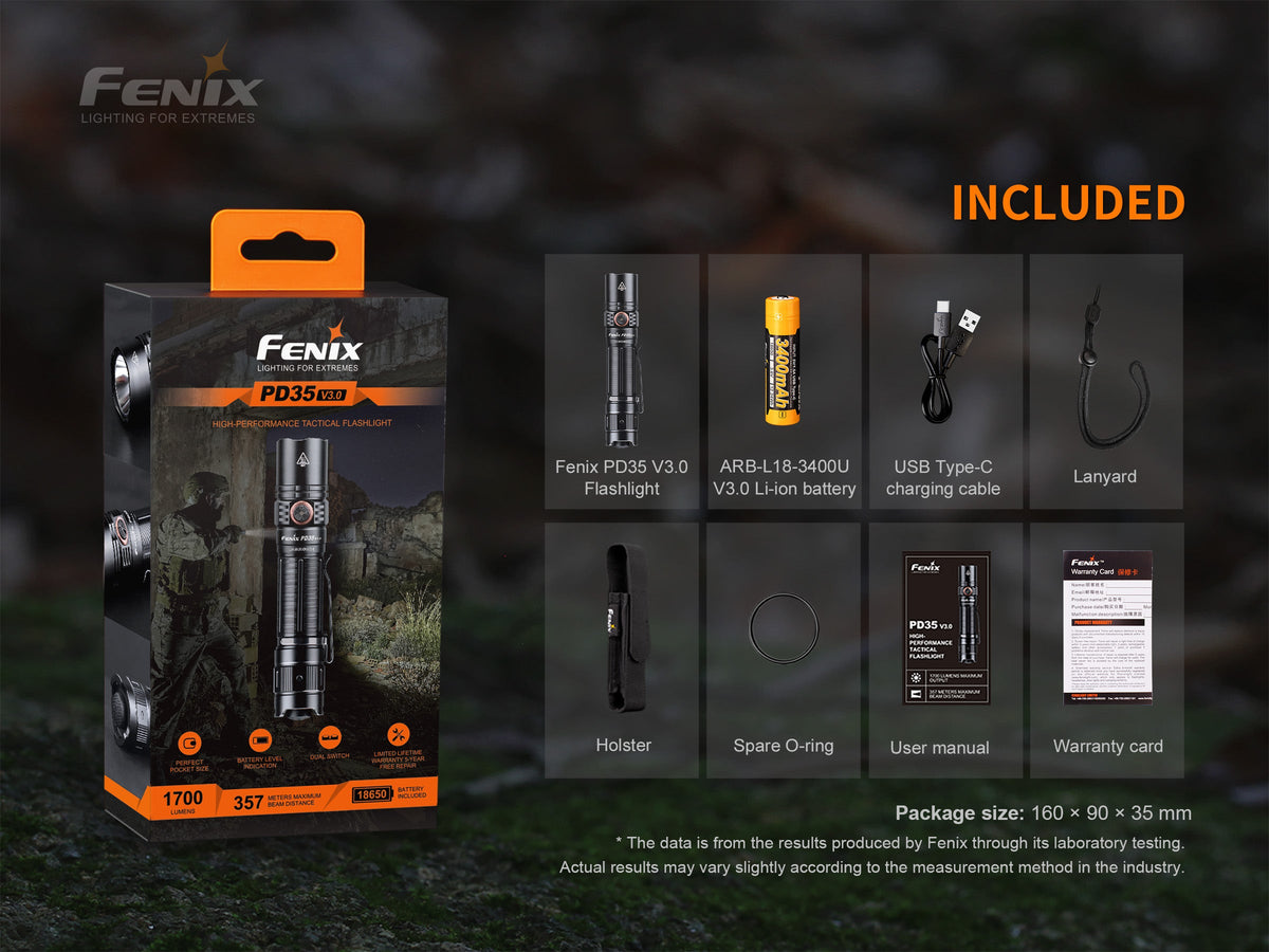 PD35 V3.0 1700 Lumen EDC Flashlight