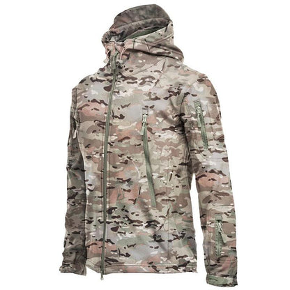 Unisex Camouflage Thermal Fleece Windproof Outdoor Jacket