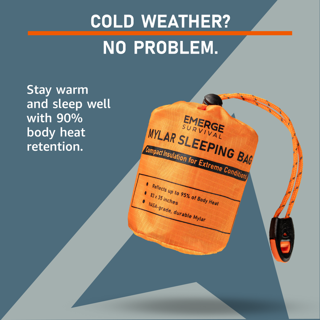 Emergency Sleeping Bag Lightweight Outdoor Survival Shelter