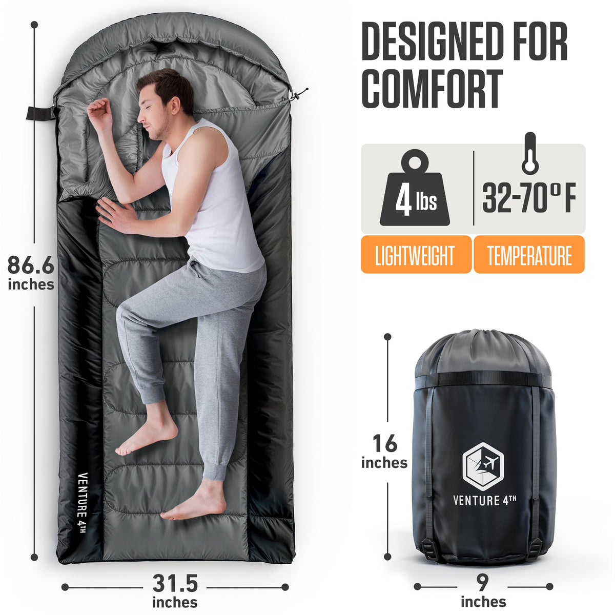 Sleeping Bag For Big Tall Campers