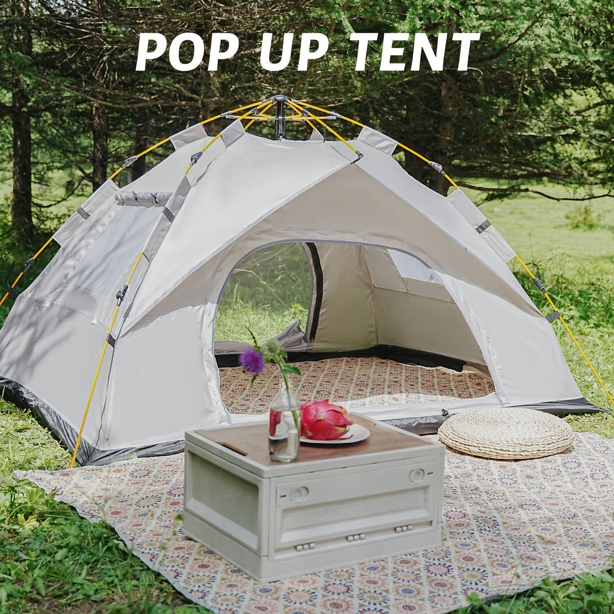 3 4 Person Instant Pop Up Waterproof Camping