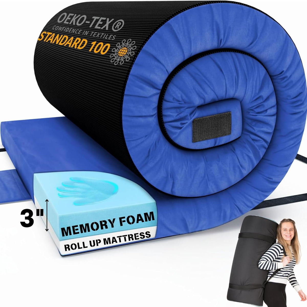 Matrix Air Cell Memory Foam Camping Mattress