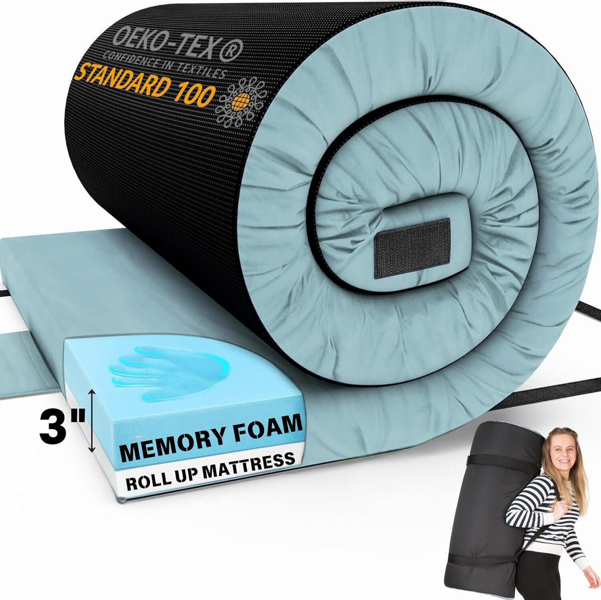 Matrix Air Cell Memory Foam Camping Mattress