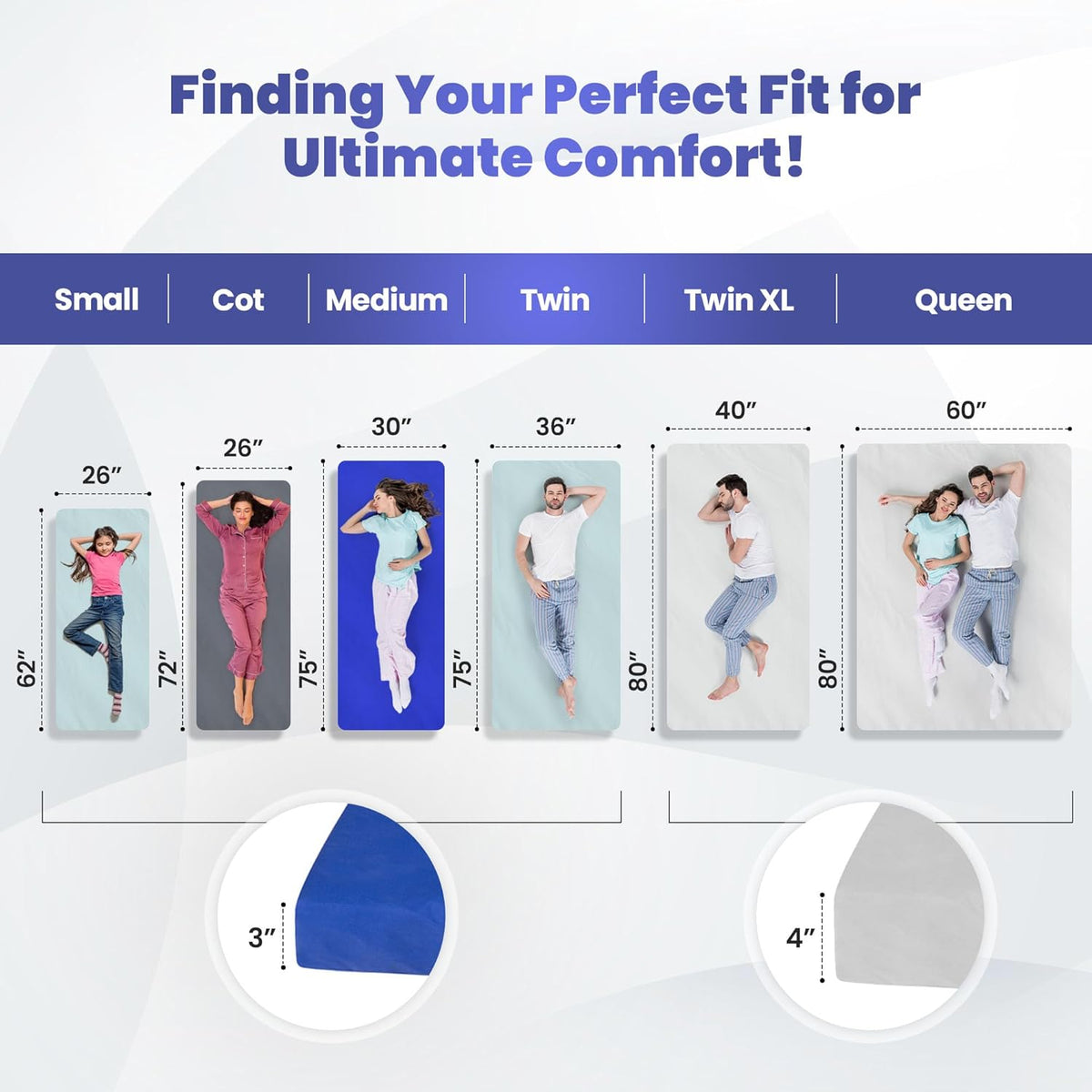 Matrix Air Cell Memory Foam Camping Mattress