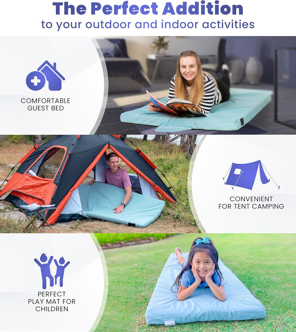Matrix Air Cell Memory Foam Camping Mattress