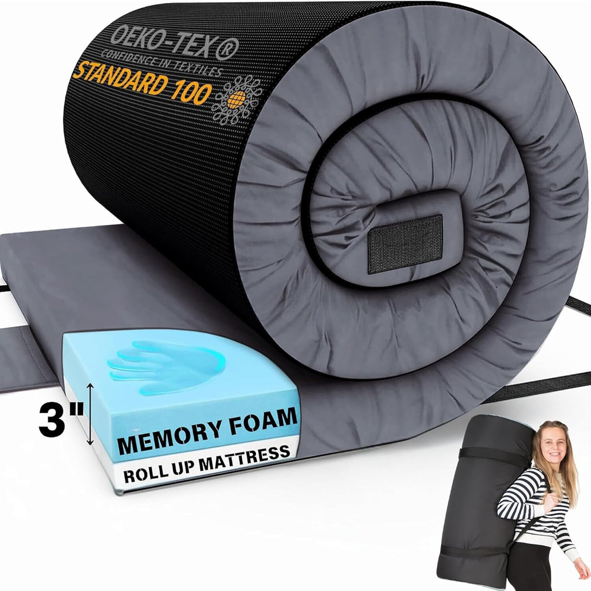 Matrix Air Cell Memory Foam Camping Mattress