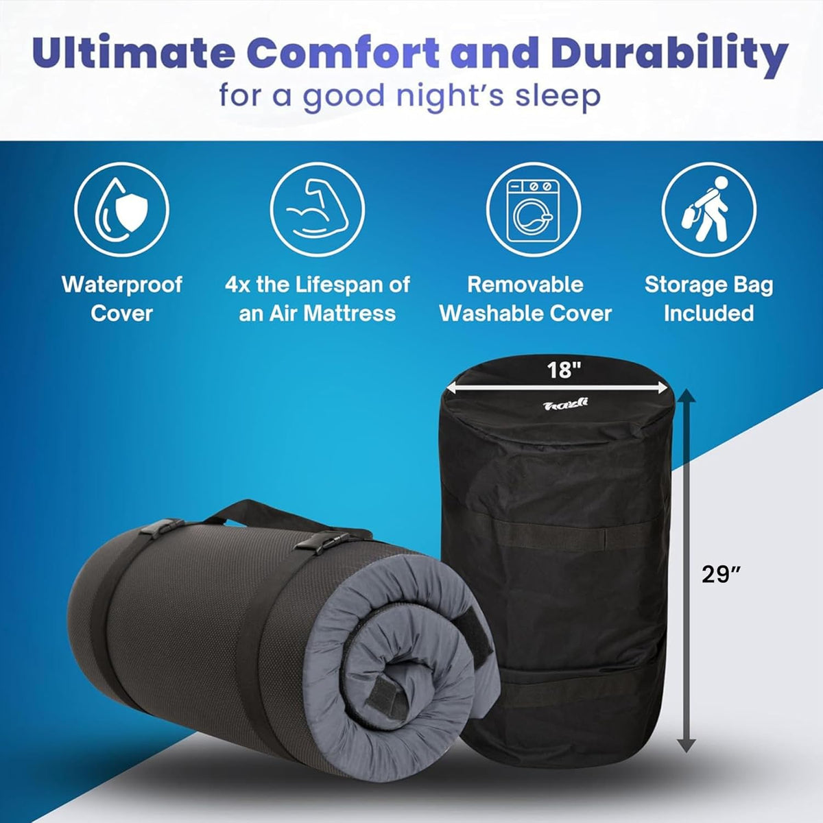 Matrix Air Cell Memory Foam Camping Mattress