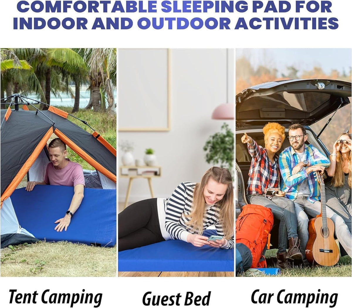 Matrix Air Cell Memory Foam Camping Mattress